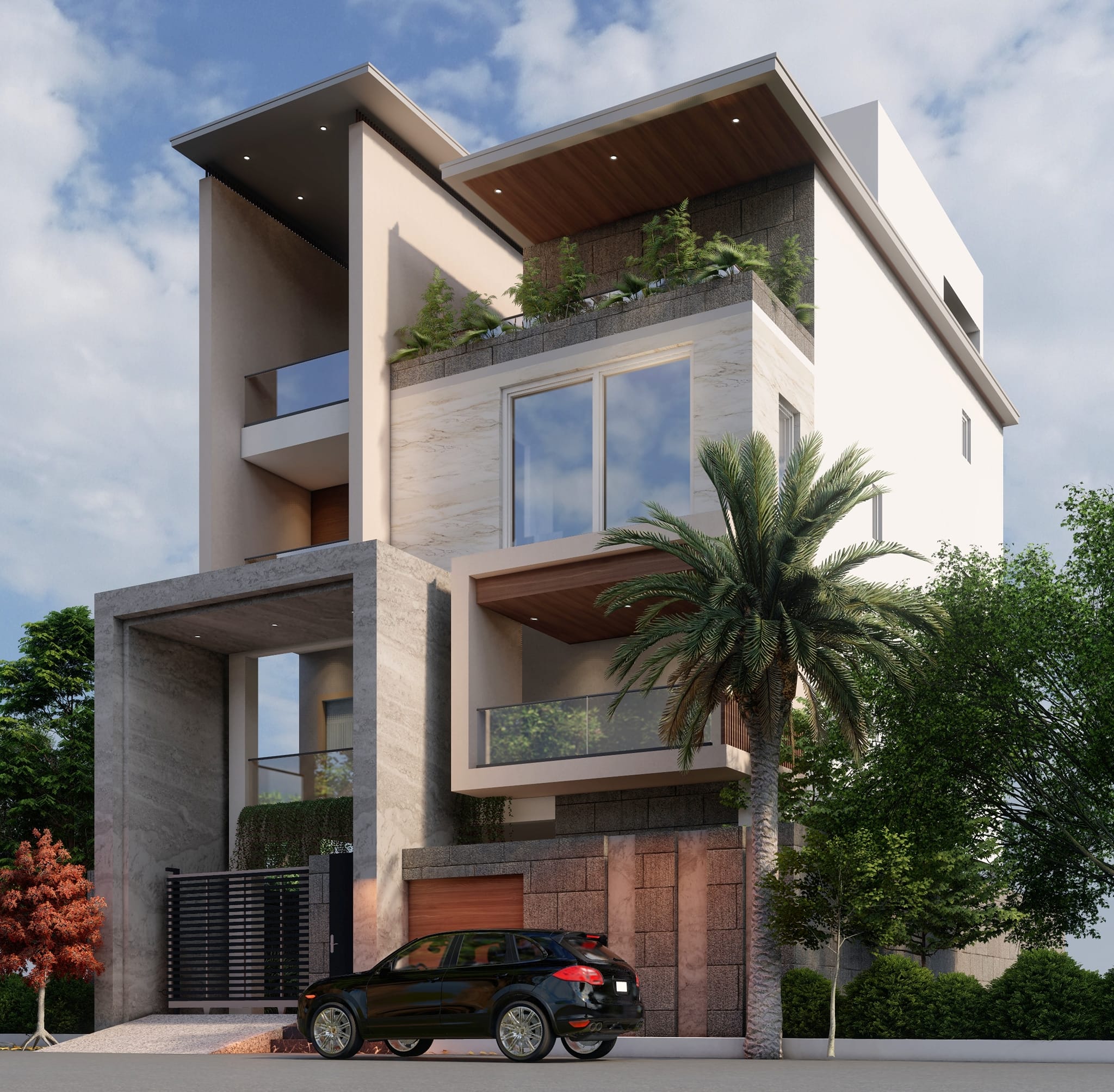 Best architectural planning and elevation design in Bhopal – creative facade concept